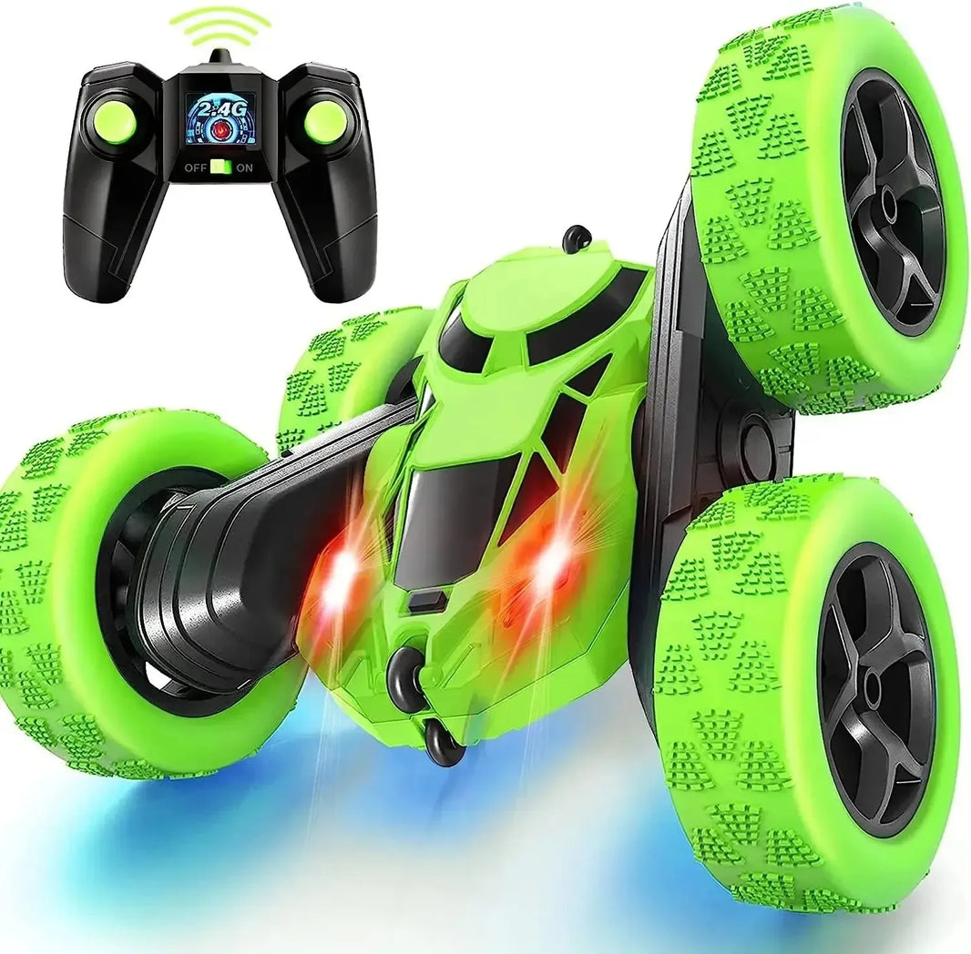 RC Stunt Car with Double-Sided Flip and 360° Rotation 2.4G Remote Control