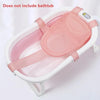 Newborn & Infant Bath Pillow – Anti-Slip Soft Bath Seat Cushion, Foldable Bathtub Support Mat