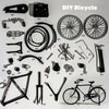 DIY Retro Bicycle Model Kit 1:10 Mini Assembly Home Decor Dollhouse Ornament Gift