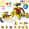 12-in-1 Solar Robot Science Kit - DIY Educational Building Toy, STEM Learning Tool for Kids