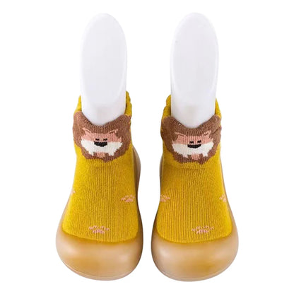 Cute and Comfy Cotton Newborn Baby First Walkers – Soft-Soled Indoor Casual Shoes, Breathable and Non-Slip Baby Shoes