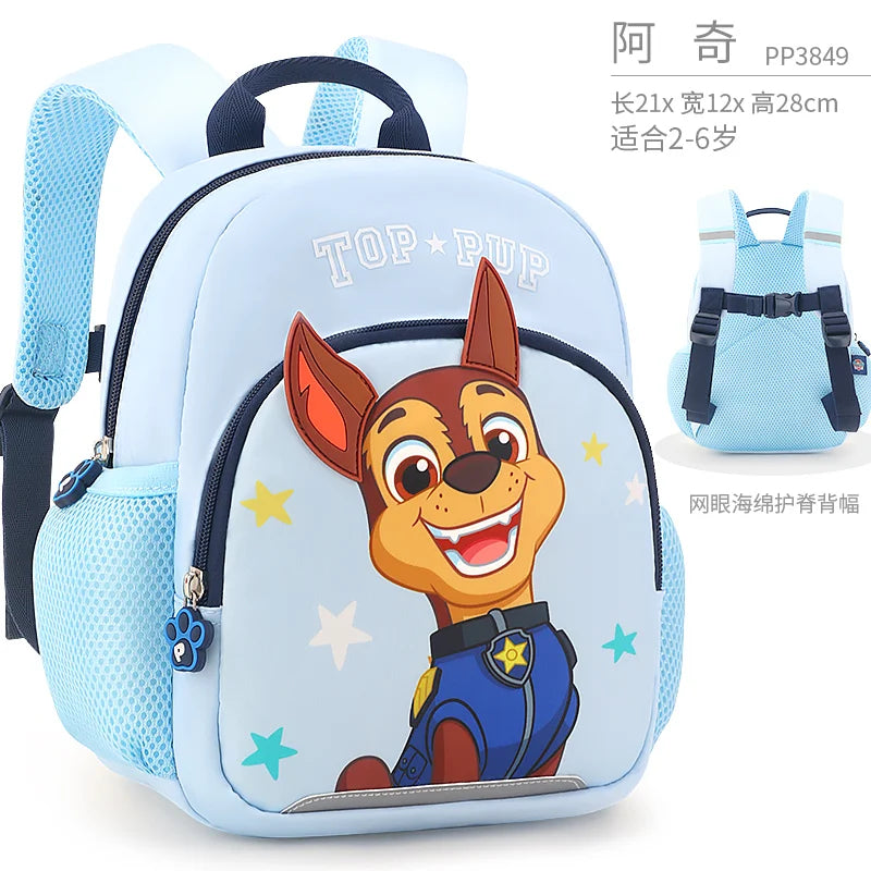 Genuine Paw Patrol Chase & Skye Travel Bag - 26cm Kids Backpack, Fashion Preschool Satchel Knapsack, Children Gift for 1-5T - Kidzy Market