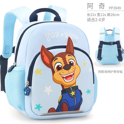 Genuine Paw Patrol Chase & Skye Travel Bag - 26cm Kids Backpack, Fashion Preschool Satchel Knapsack, Children Gift for 1-5T - Kidzy Market