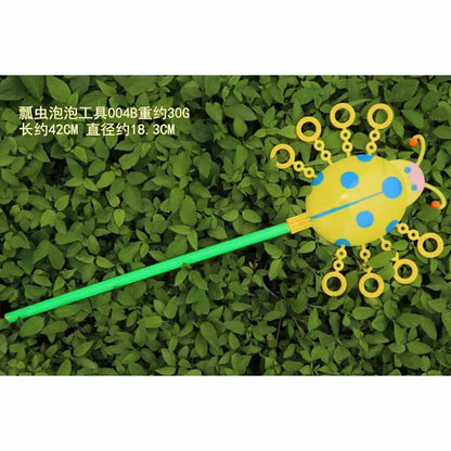 Multi-Style Bubble Blower Toys for Kids - Cute Flower & Heart Bubble Wands, 1-Pack Outdoor Bubble Blowing Tool