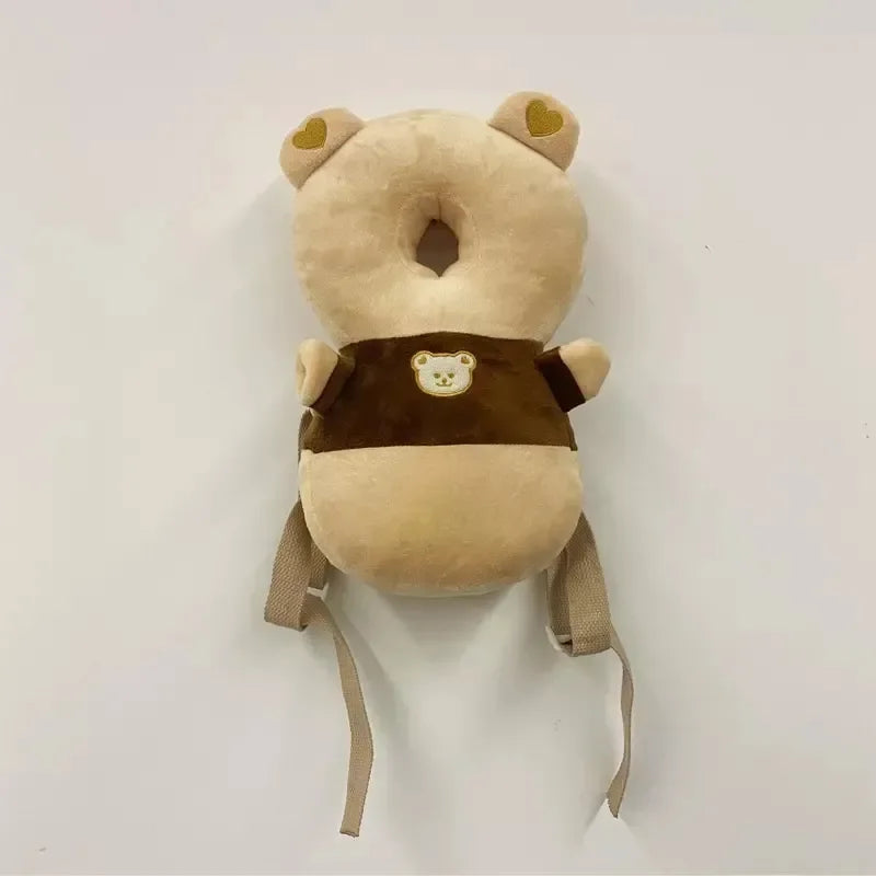 Head Protector Turtle Backpack – Adjustable Baby Safety Backpack for Toddlers, Crystal Velvet with PP Cotton Padding