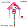 Sanrio Hello Kitty Outdoor Kite – Cartoon Cute Aesthetic Kite with String, Party Flags Accessory, Children’s Gift