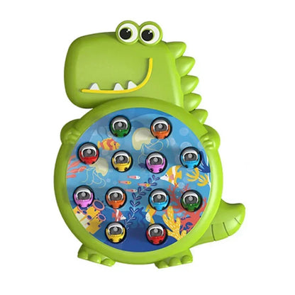 Montessori Wooden Fishing Toys for Children – Cartoon Marine Life Cognition Fish Game, Parent-Child Interactive Educational Toy