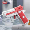 Mini Desert Eagle Mechanical Continuous Firing Water Gun – Small Summer Beach Toy for Kids