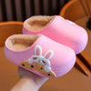 Kids Winter Cartoon Slippers Warm Waterproof Non-Slip Indoor Shoes for Baby, Toddler, Boys & Girls