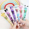 Sanrio Cartoon Ballpoint Pen Set – 10-Color 0.7mm Kuromi, Hello Kitty, Cinnamoroll School Stationery for Students