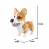 Cartoon Cat & Dog Building Blocks DIY Educational Puzzle Toy - Parent-Child Interactive ABS Small Blocks Compatible with Standard Bricks