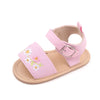 Baby Girl Summer Sandals – Embroidery Flower Design, for 0-1 Years Old