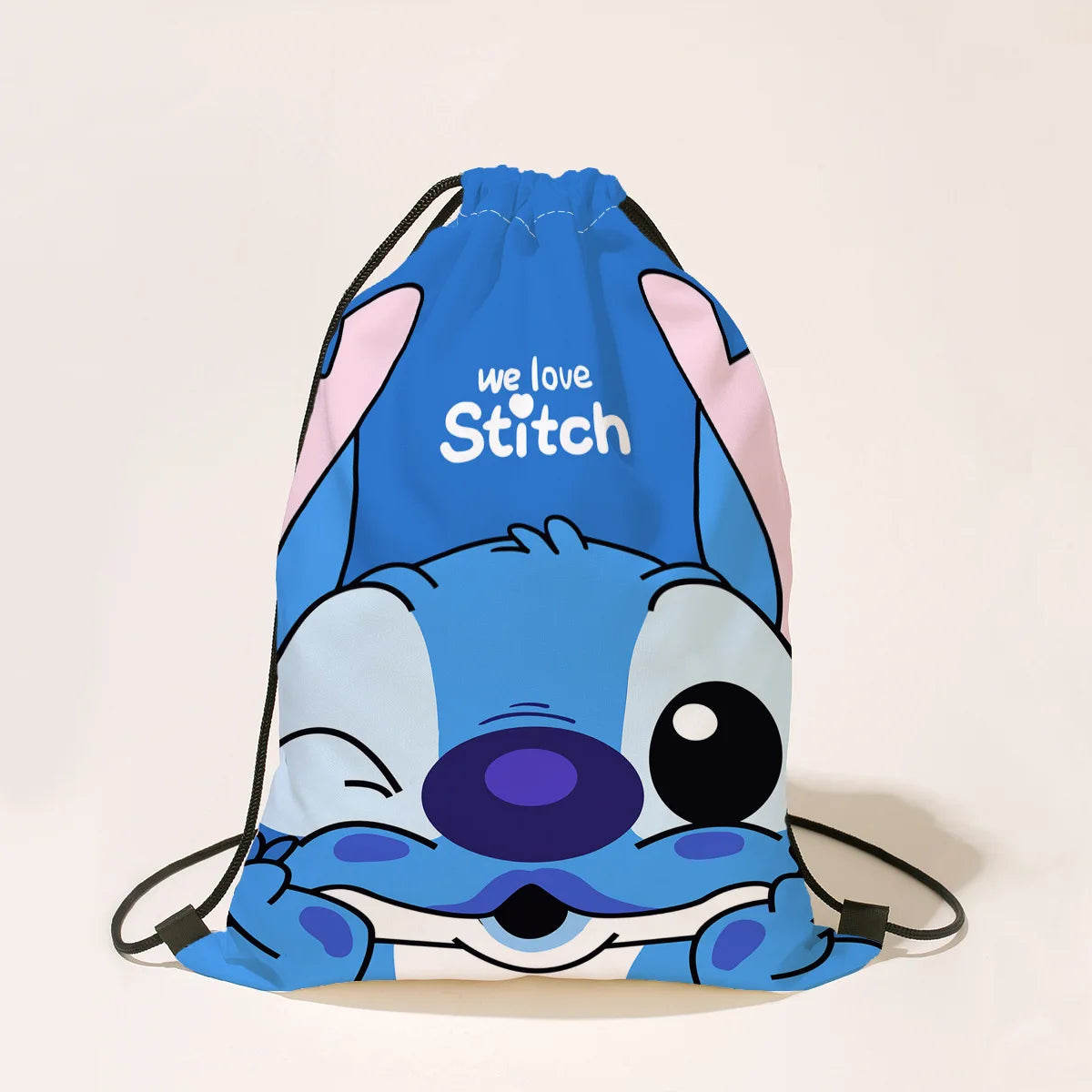 Disney Stitch Cartoon Drawstring Bag for Boys and Girls | Party Gifts, Birthday Decorations, and Backpack - Kidzy Market