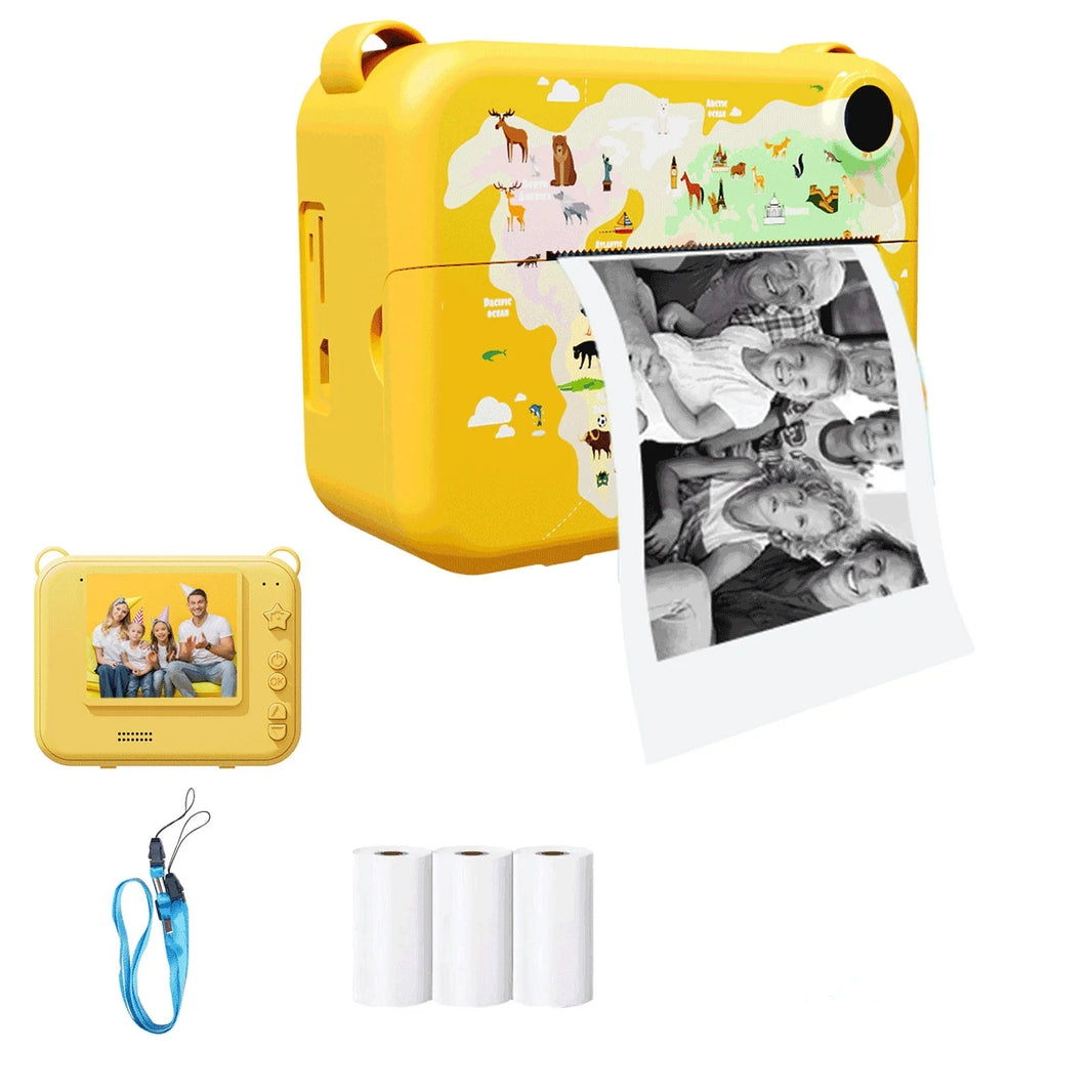 Digital Kids Camera with Instant Thermal Print, Photo and Video Recorder, Educational Toy