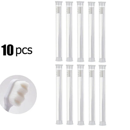 Ultra-fine Soft Toothbrush Million Nano Bristle Adult Teeth Deep Cleaning Portable Travel Dental Oral Care Brush