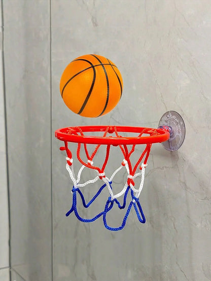 Small Basketball Set – Coordinated Wrist Solid Rubber Elastic Ball, Children’s Exercise Shooting Table Game Toy