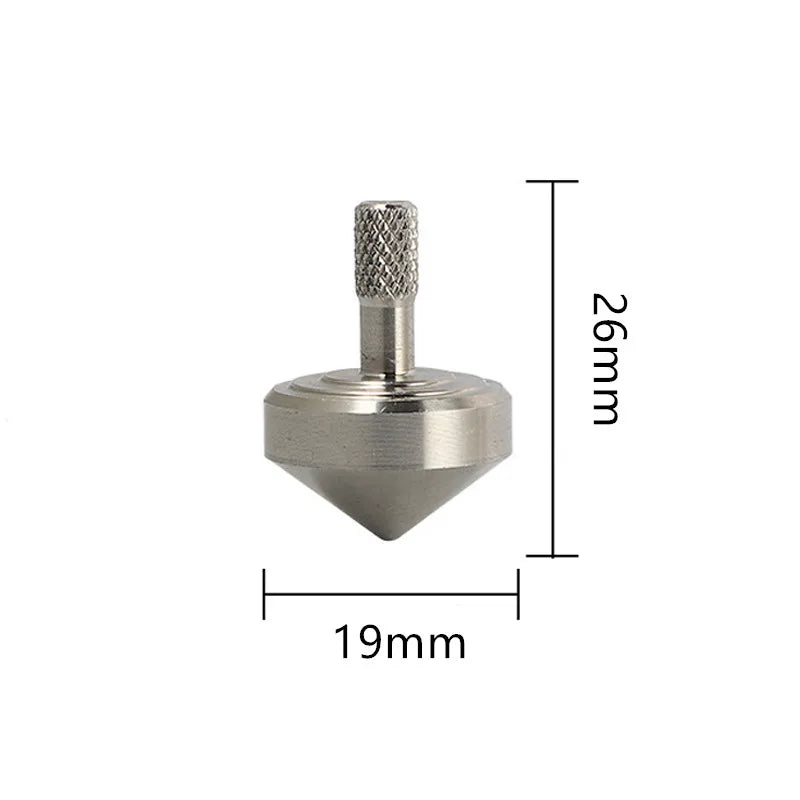 Metal Brass Gyroscope Spinning Top Fidget Toy (Mini Desktop Spinner, 1.5 in)