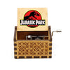 Wooden Hand Crank Theme Music Box Queen Jurassic Park Neverland Valentine’s Day Birthday Holiday Gift