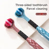 3D Manual Toothbrush Set of 6, Three-Sided U-Shaped Soft Toothbrush for Comprehensive Oral Cleaning, Adults, Men, Women, Couples