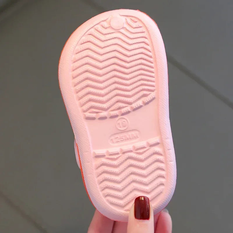Kids’ Baby Girls’ Summer Sandals – Soft Sole, Breathable, Cartoon Indoor Shoes for Toddlers & Boys