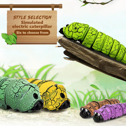 RC Caterpillar Robot Toy – Simulation Remote Control Cute Insect for Kids