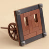 Medieval Building Blocks Playset - Viking Warriors Camp, Pirate Ship & Castle Wall (Compatible with Major Brick Brands)