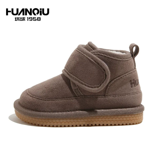 Baby Snow Boots Plush Cotton Winter Shoes for Kids Boys and Girls