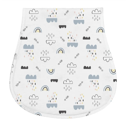 2-Layer Absorbent Burp Cloths – Soft Cotton Baby Bibs for Feeding & Teething - Kidzy Market