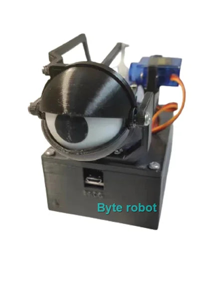 3D Printed One-Eyed/Binocular Robotic Bionic Eye for Arduino Kit, SG90 Servo, ESP8266 Web/APP Control