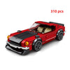 MOC Speed Racing Car Building Blocks Set — Small Studded Sports Car Garage Toy
