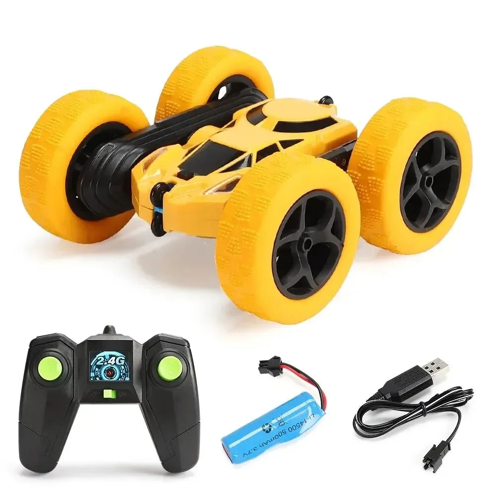 RC Stunt Car with Double-Sided Flip and 360° Rotation 2.4G Remote Control