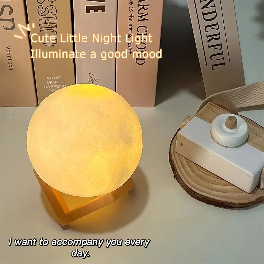 Children's Day Hand-Painted Moon Light DIY Kit Kindergarten Parent-Child Planet Night Light Activity