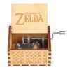 Retro Hand Crank Wooden Music Box Elegant Desktop Musical Box Kids Birthday Festival Gift Vintage Home Craft Ornament