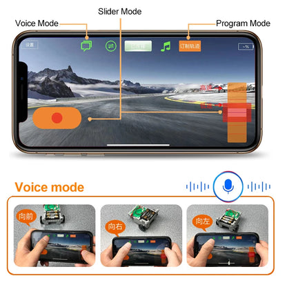 APP Intelligent Programming Automotive Robot, Remote Control Puzzle Toy for STEAM Education & Physical Science Experiments