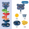 Montessori Baby Toys – Track Rolling Ball, Push Pop, and Sliding Ball Early Education Sensory Toy for Kids Aged 0-36 Months
