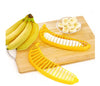 2Pcs Banana Slicer - Plastic Fruit Cutter for Uniform Slices