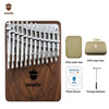 24-Key C Tone Kalimba Black Walnut Double Layer Thumb Piano Professional Musical Instrument Beginner Child Gift