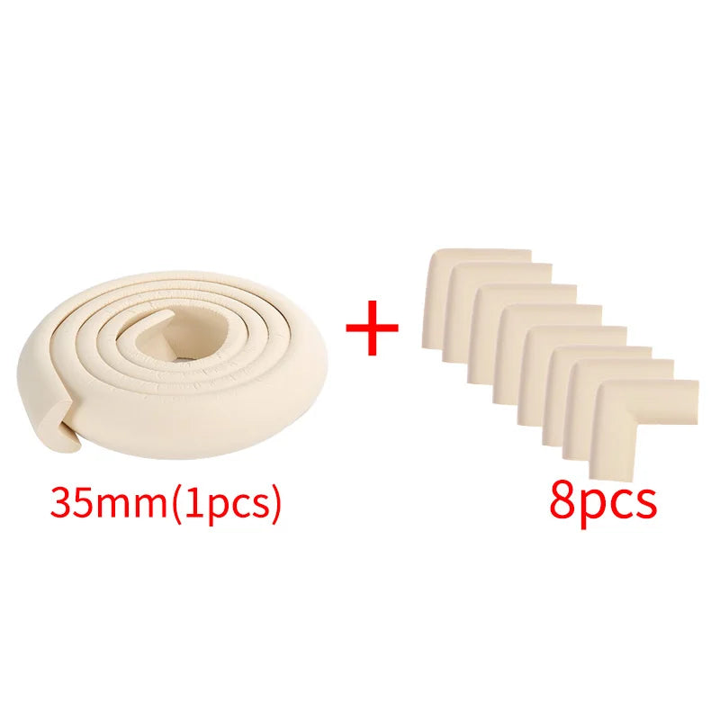 2M Baby Safety Corner Protector – Childproof Furniture Edge Guard with Adhesive Tape