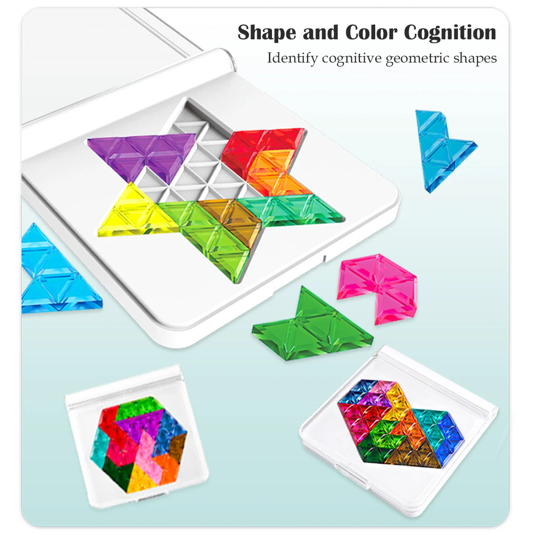 Puzzle Toys, Logical Thinking Training, Fun Tabletop Games, Multiple Shapes & Colors, Advanced Level Gifts for Boys and Girls