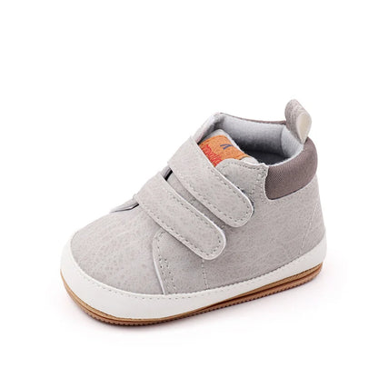 Baby Shoes Soft PU High Quality TPR Anti-Slip Sole Spring & Autumn Style for Newborn Toddler Boys and Girls