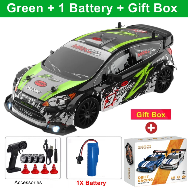 Oike 1:24 Remote Control Drift RC Car with 4WD and 2.4G Radio Control