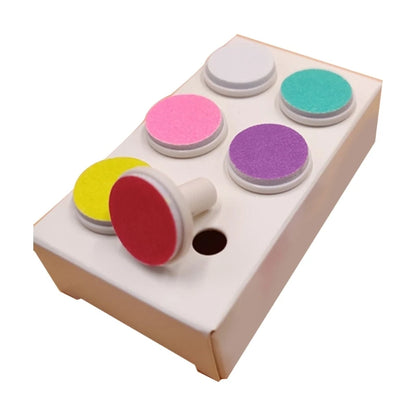 6 Mixed Color Electric Nail File Grinding Head – Spare Parts for Baby Nail Trimmer, Replace Pads, Infant Essential for Kids