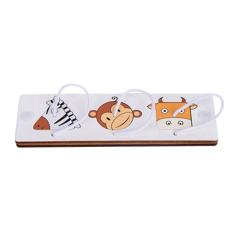 DIY Montessori Busy Board – Wooden Accessories with Hand-Pulled Wheel, Gear, Drum, Car, and Castle, Early Educational Toy for Children Gift