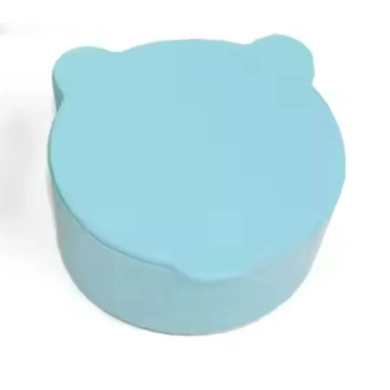 WOLIFE Baby Food Storage Box – Portable Snack Storage Box, Edible Grade Silicone Snack Cups, Travel Tableware Accessories for Kids