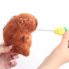 12cm Cute Capybara Plush Keychain, Cartoon Simulation Pendant for School Bags