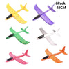 Large Foam Plane Glider 36 cm (14.17 in) and 48 cm (18.9 in) Hand Throw Airplane Outdoor Kids Toy Gift