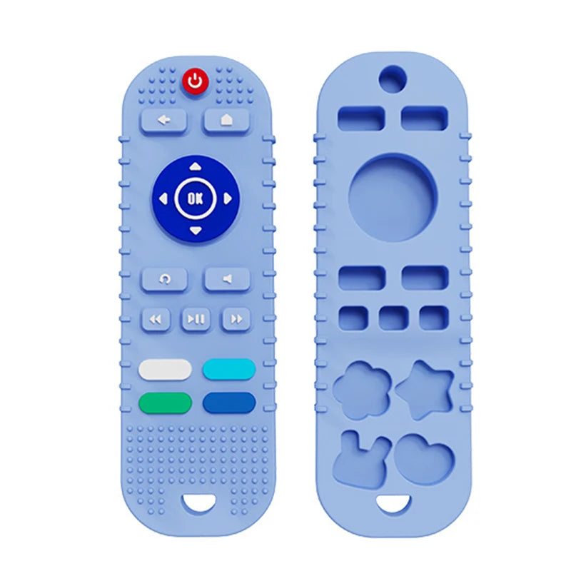 Silicone Baby Teething Toy - Remote Control Game Controller for Babies 6-12 Months | Perfect Gift for Teething Relief