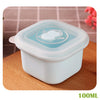 Baby Silicone Food Container – Fruit Snack Box, Breast Milk Storage, Freezer Crisper, Outdoor Fresh Food & Milk Powder Box