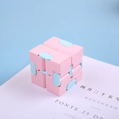 NEW Puzzle Cube, Durable Exquisite Decompression Toy, Infinity Magic Cube for Adults & Kids, Fidget Antistress Anxiety Desk Toy