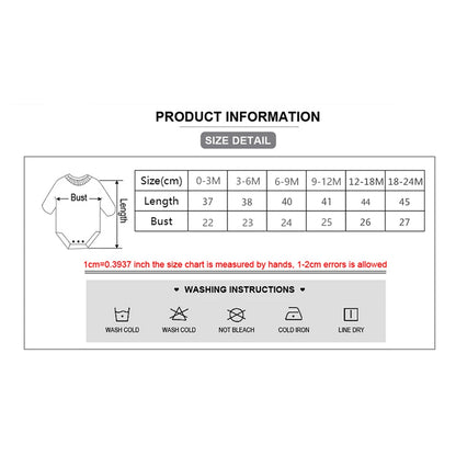 Funny & Creative Newborn Baby Clothes – Cotton Summer Pajamas for Boys & Girls, Loose Short Sleeve Onesie, 0-24 Months Streetwear
